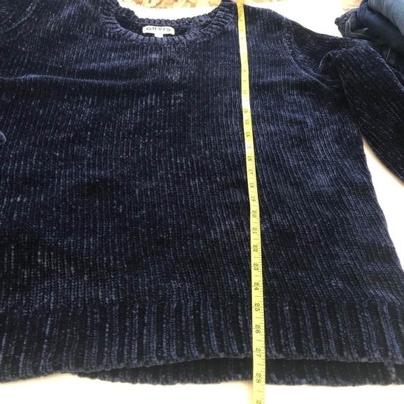Orvis Classic Collection Super Soft Plush Chenille Knit Ribbed Sweater Size XXL - Picture 10 of 11